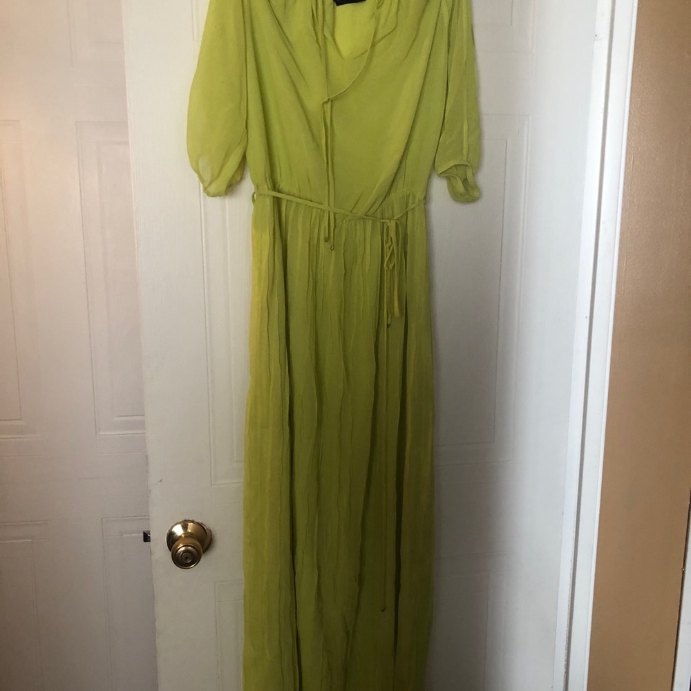 Beautiful lemon colour dress